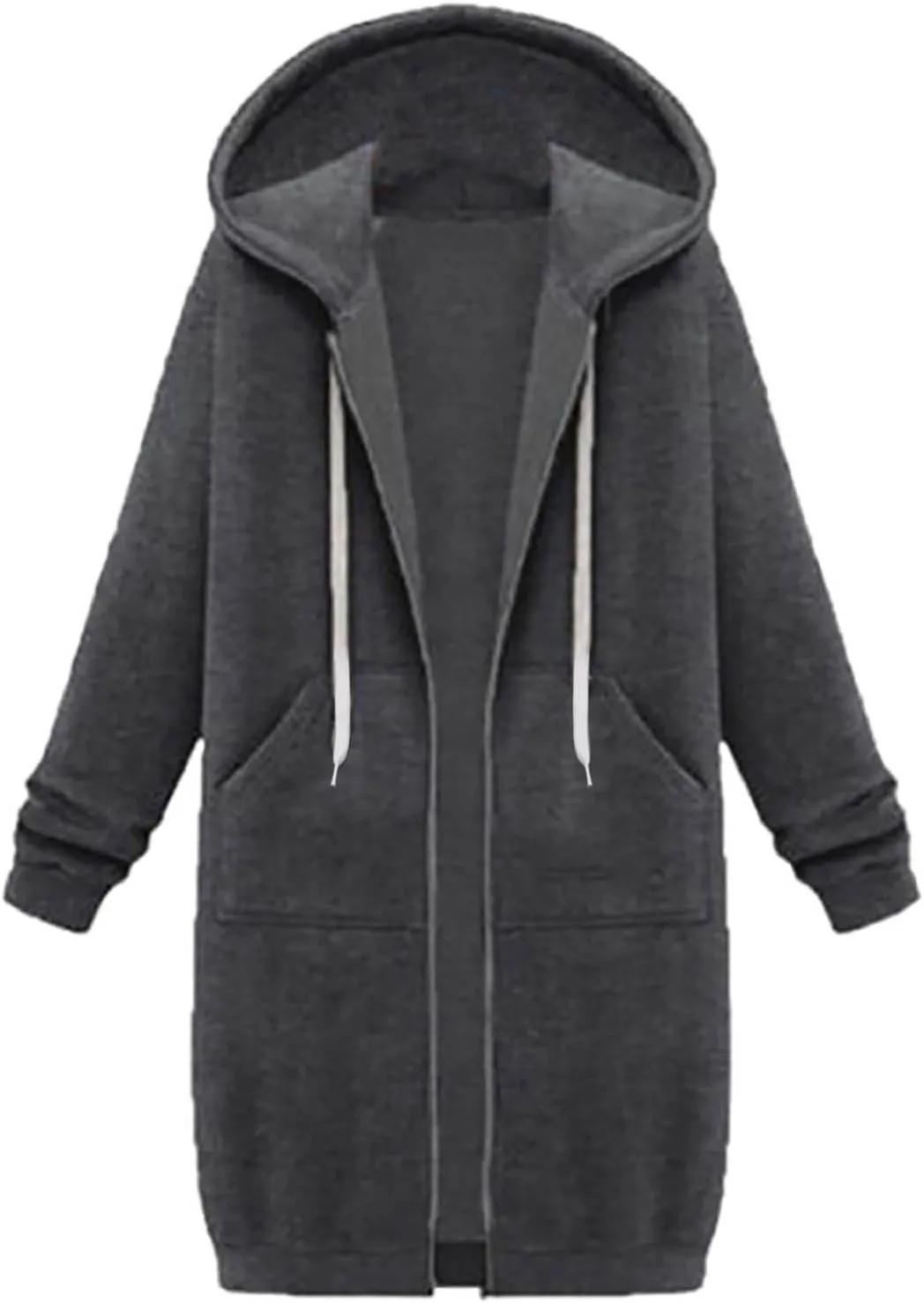 Women Zip Up Hoodie Jackets 2024 Hoood Long Sweatshirts Trendy Comfort Hoodies Cute Teen Girls Y2K Fall Clothes