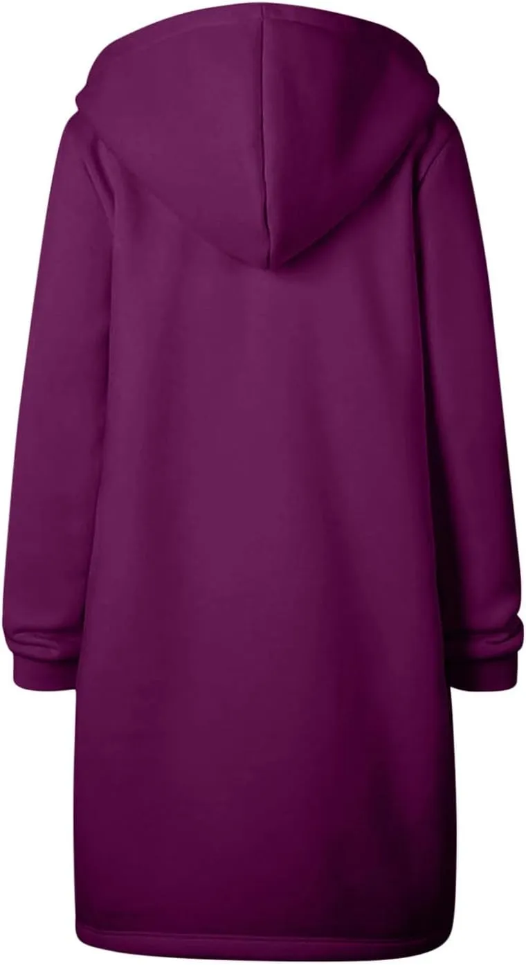 Women Zip Up Hoodie Jackets 2024 Hoood Long Sweatshirts Trendy Comfort Hoodies Cute Teen Girls Y2K Fall Clothes