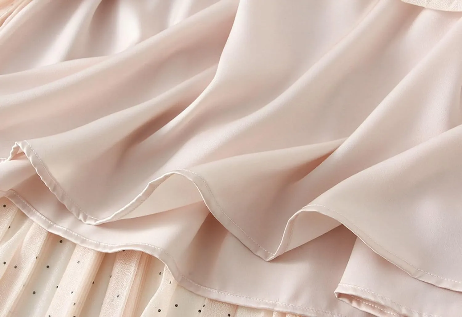 Women's A-Line Pleated Tulle Skirt Elegant Midi Tulle Skirt Casual Dressy Swing Flowy Skirts 2025 Summer Clothes