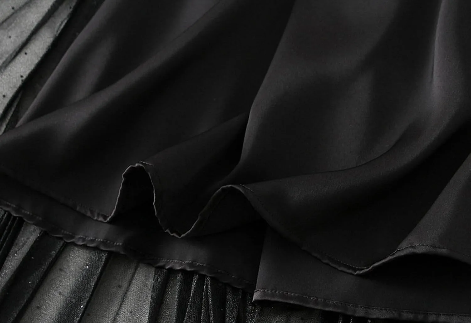 Women's A-Line Pleated Tulle Skirt Elegant Midi Tulle Skirt Casual Dressy Swing Flowy Skirts 2025 Summer Clothes