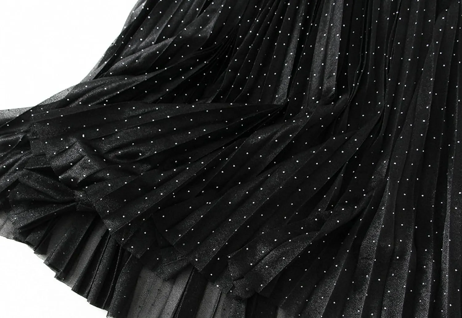 Women's A-Line Pleated Tulle Skirt Elegant Midi Tulle Skirt Casual Dressy Swing Flowy Skirts 2025 Summer Clothes