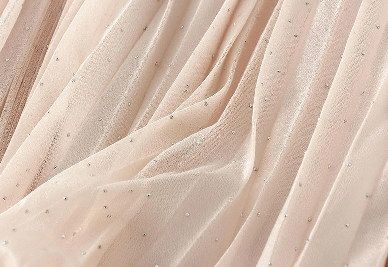 Women's A-Line Pleated Tulle Skirt Elegant Midi Tulle Skirt Casual Dressy Swing Flowy Skirts 2025 Summer Clothes