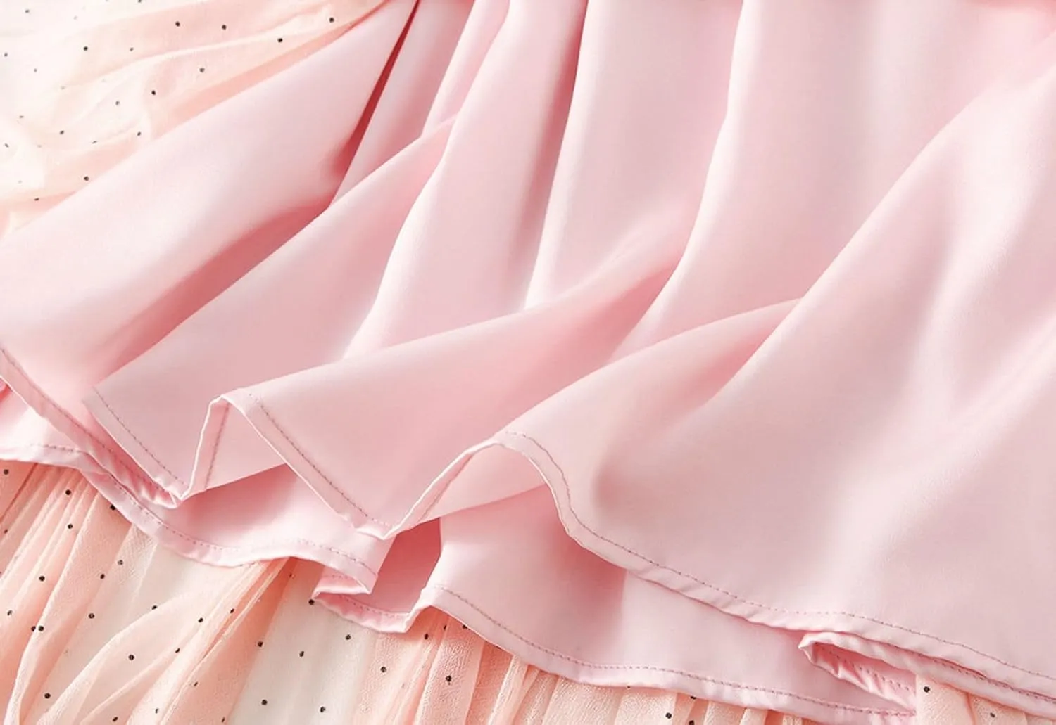 Women's A-Line Pleated Tulle Skirt Elegant Midi Tulle Skirt Casual Dressy Swing Flowy Skirts 2025 Summer Clothes