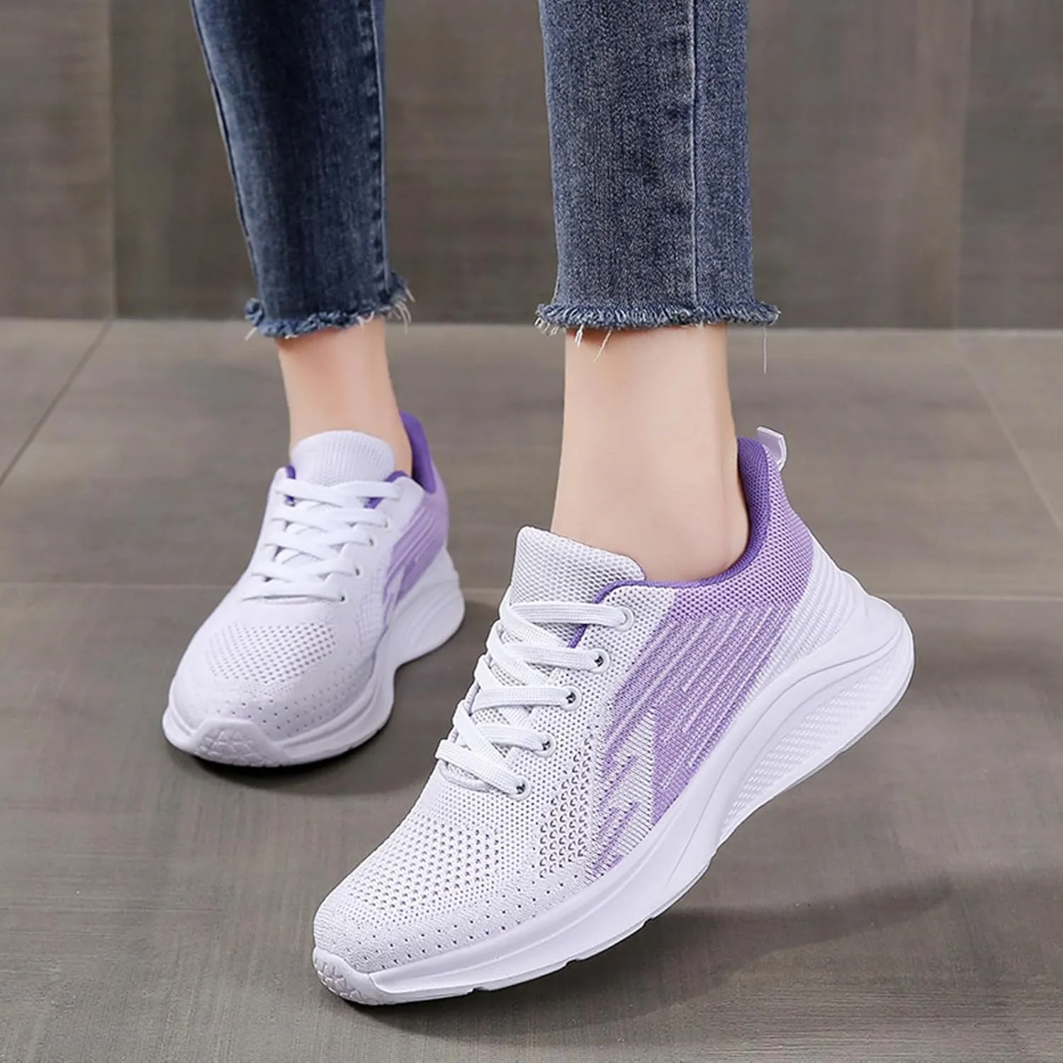 Women's Breathable Running Shoes Lightweight Casual Athletic Walking Shoes Tennis Work Shoes for Women Sneakers