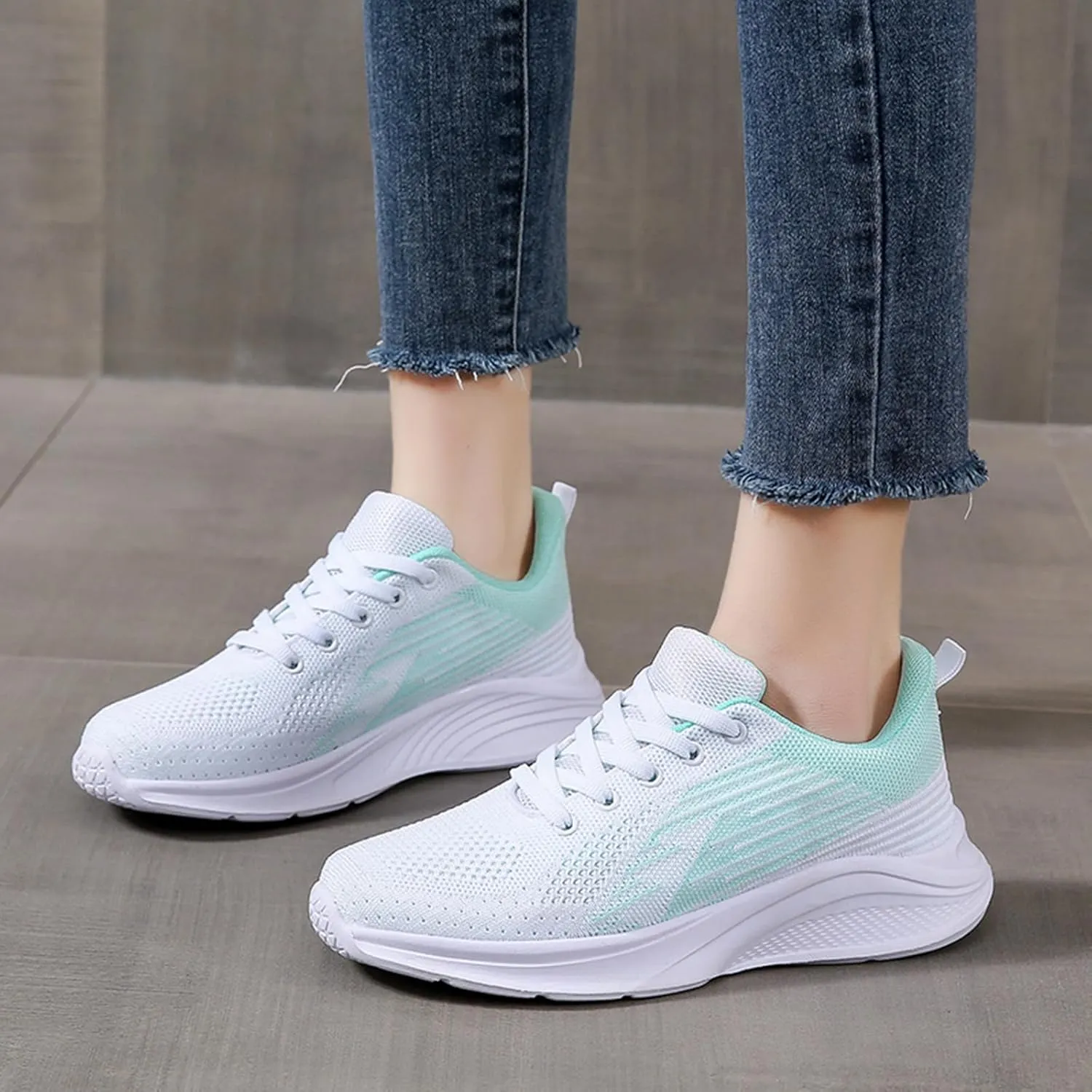 Women's Breathable Running Shoes Lightweight Casual Athletic Walking Shoes Tennis Work Shoes for Women Sneakers