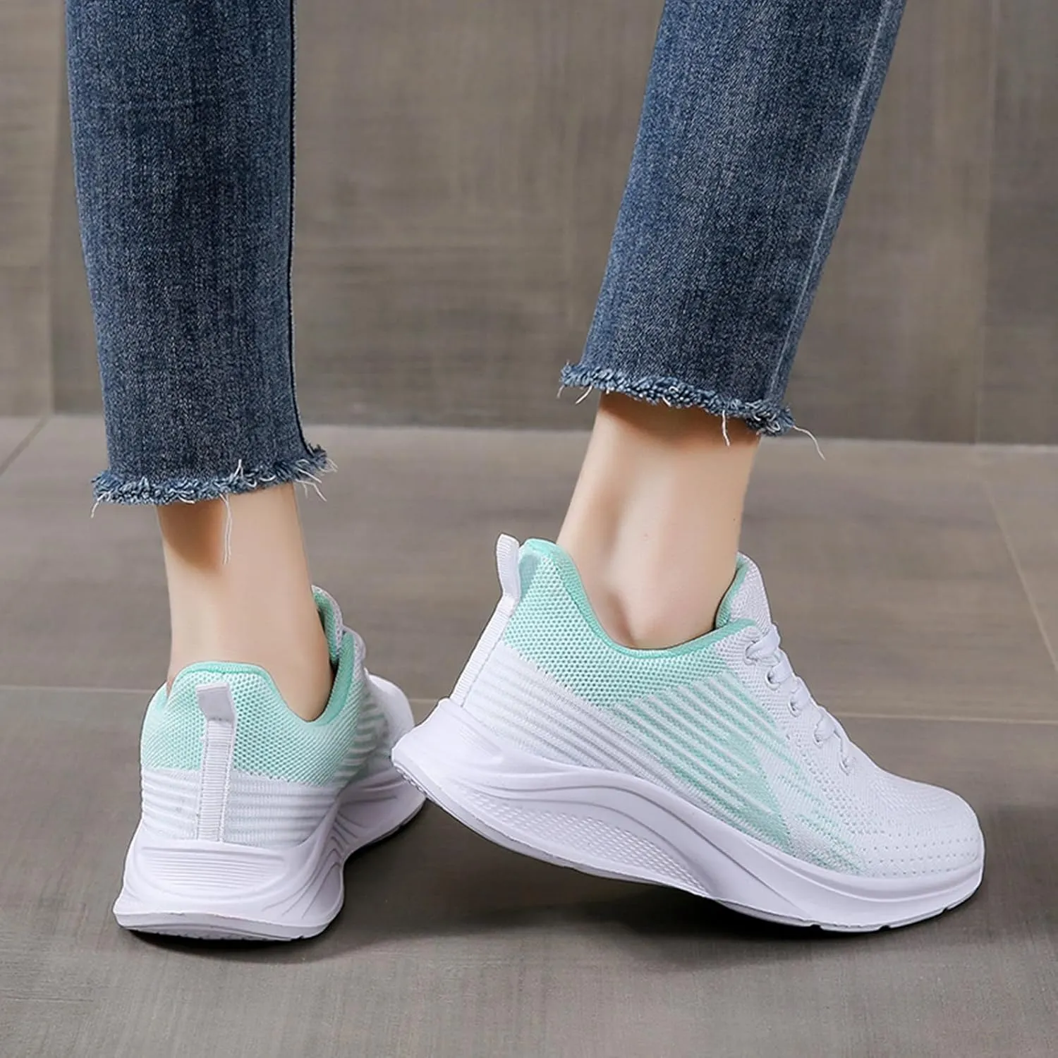 Women's Breathable Running Shoes Lightweight Casual Athletic Walking Shoes Tennis Work Shoes for Women Sneakers