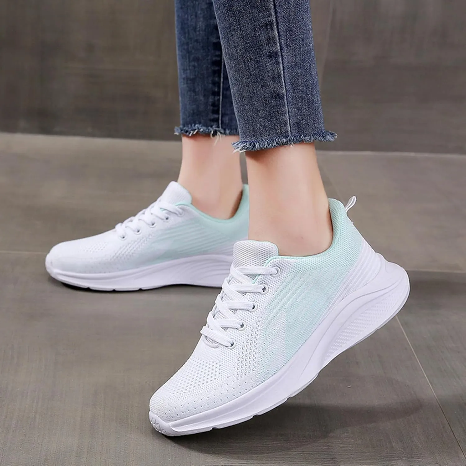 Women's Breathable Running Shoes Lightweight Casual Athletic Walking Shoes Tennis Work Shoes for Women Sneakers