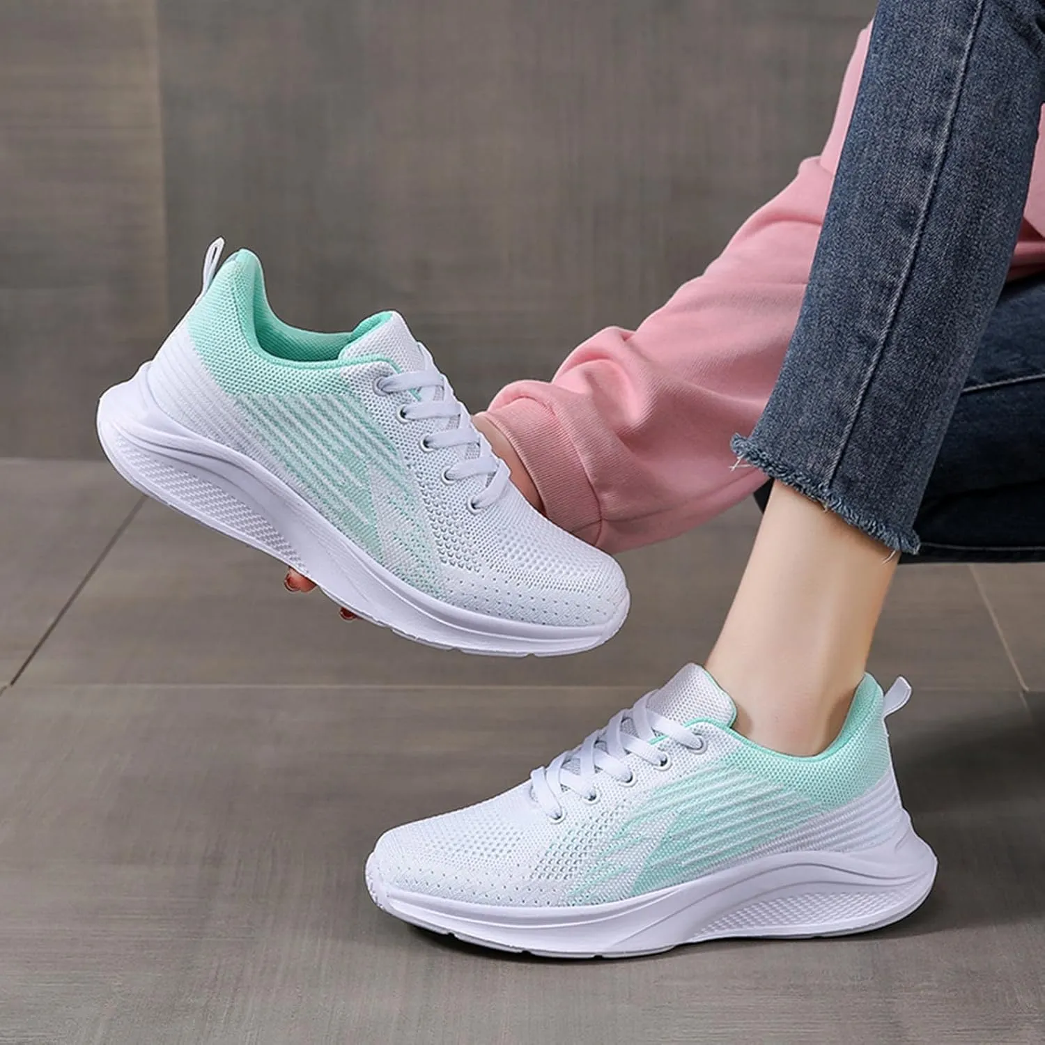 Women's Breathable Running Shoes Lightweight Casual Athletic Walking Shoes Tennis Work Shoes for Women Sneakers