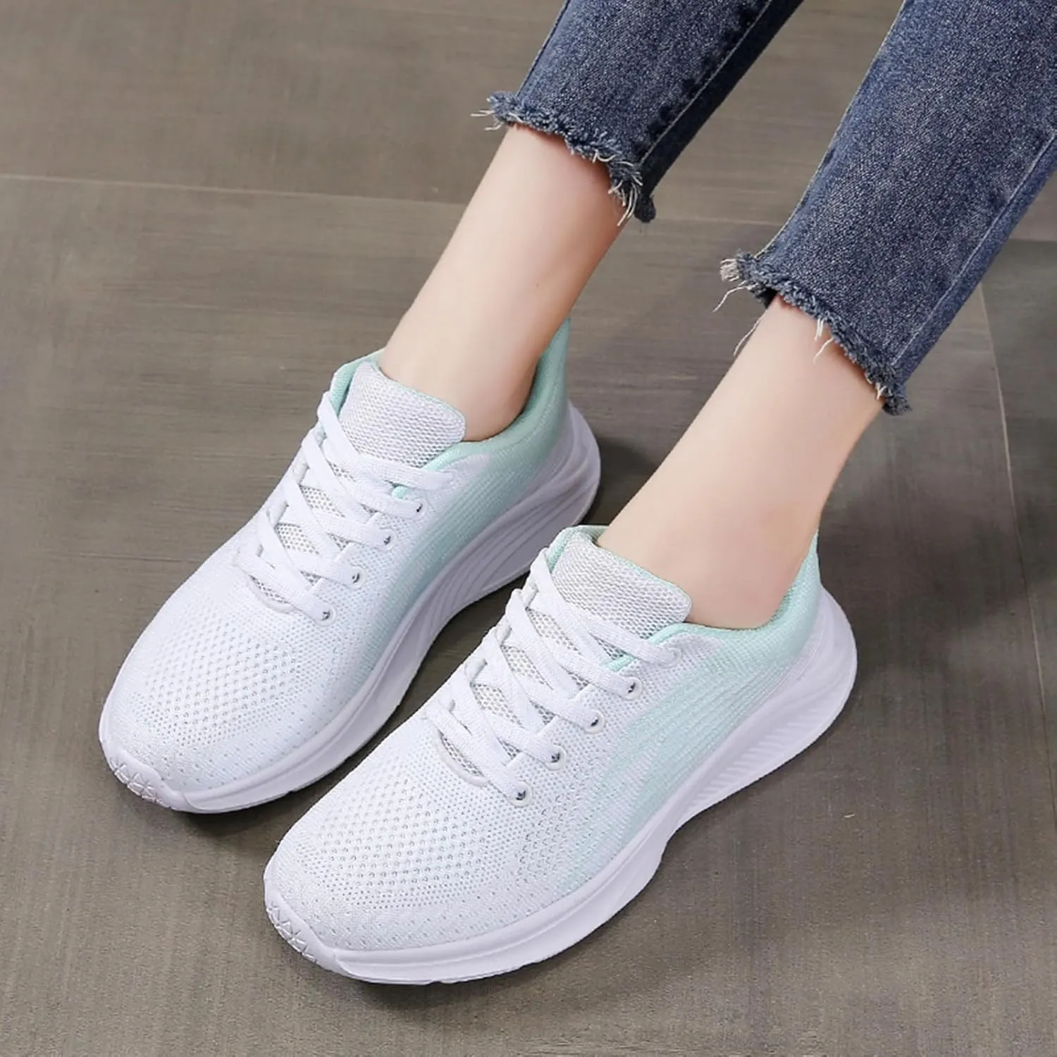 Women's Breathable Running Shoes Lightweight Casual Athletic Walking Shoes Tennis Work Shoes for Women Sneakers
