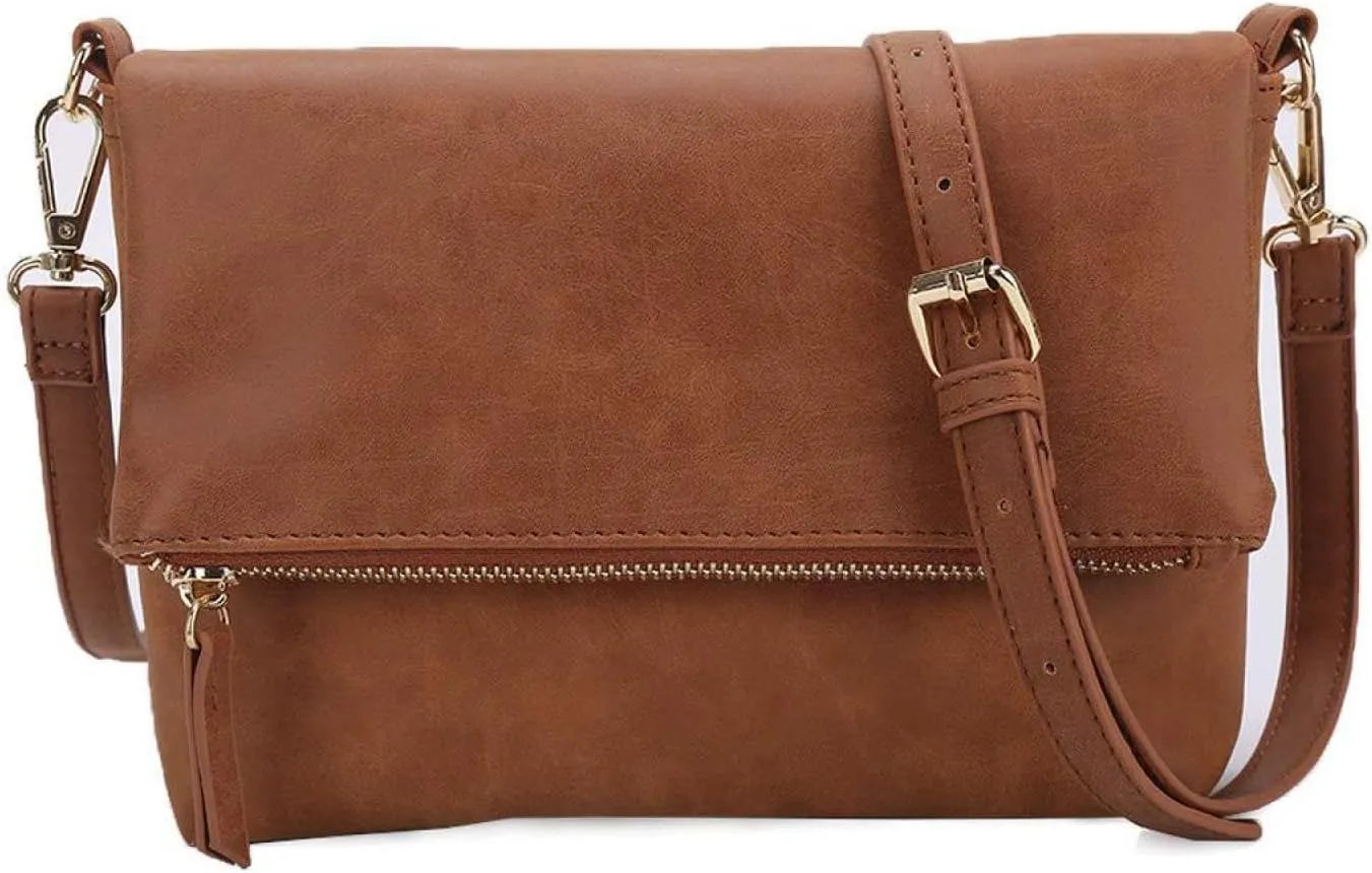 Women's Crossbody Bag, Envelope, Flap Saddle Bag, Large Capacity Shoulder Bag