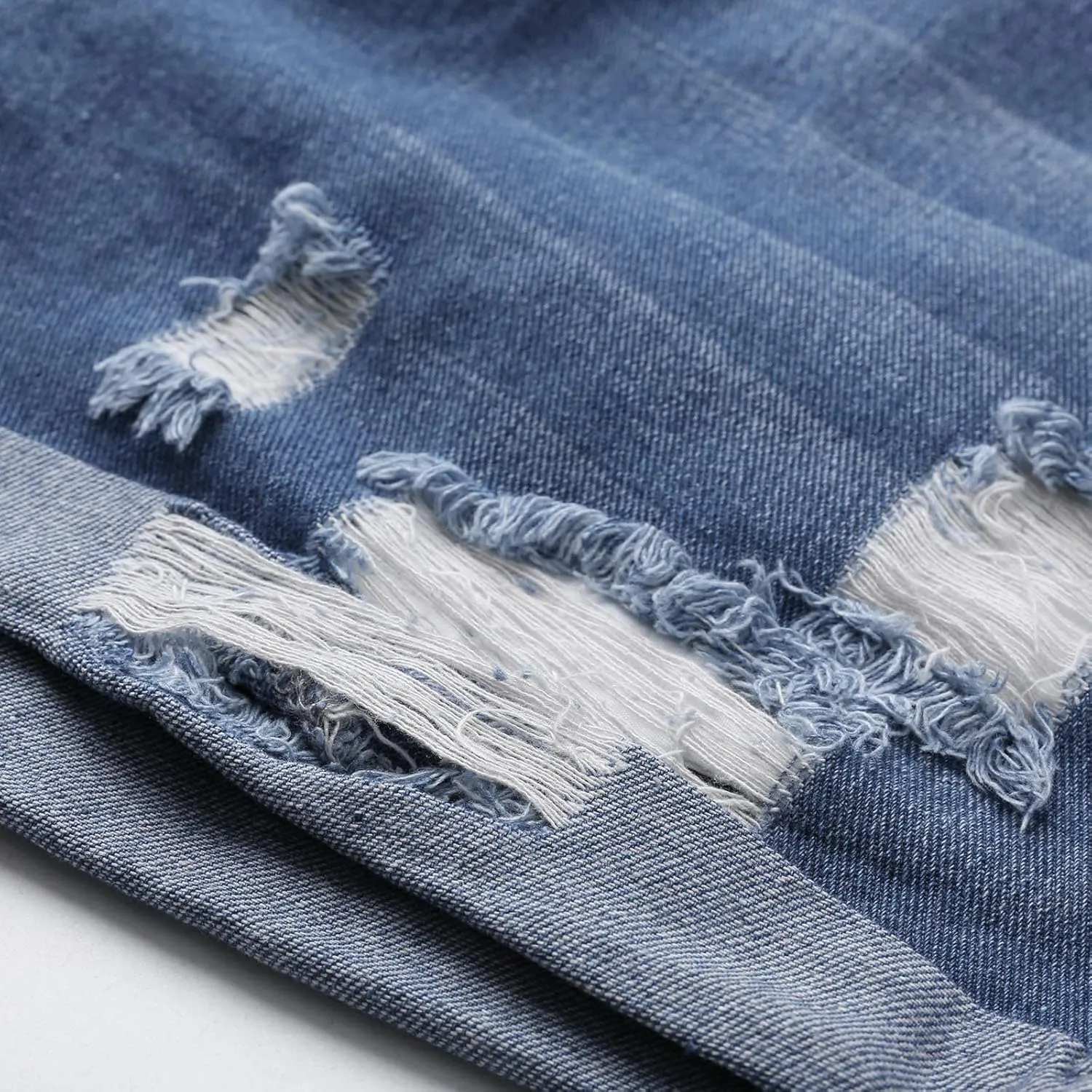 Womens Jean Shorts Cut Off Denim Shorts High Waisted Ripped Distressed Casual Summer Stretchy Ripped Shorts