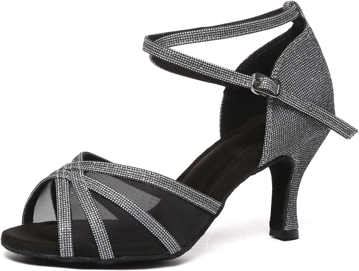 Women's Latin Dance Shoes Professional Ppen Toe Ballroom Salsa Tango Performance Dancing Shoes