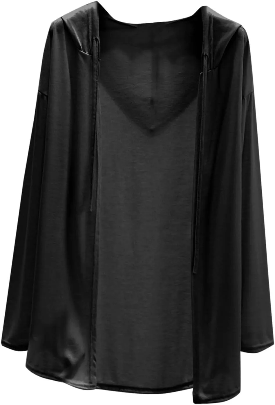 Womens Lightweight Casual Hoodie Cardigans Open Front Cover Ups Long Sleeve Outwear Coat Sun Protection Cover Clothes
