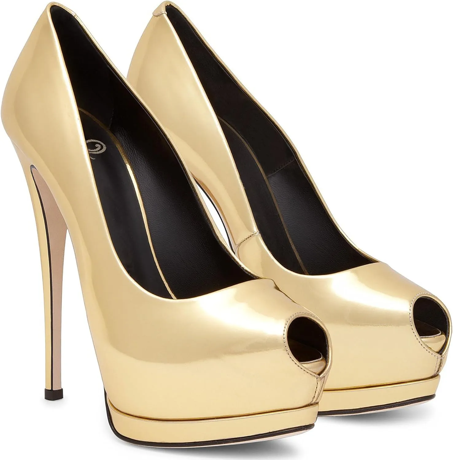 Womens Platform Stilletos Heels Shoes Fish Mouth Open Toe Dress High Heel Sandals Simple Slip On Party Evening Comfortable Pumps Shoes