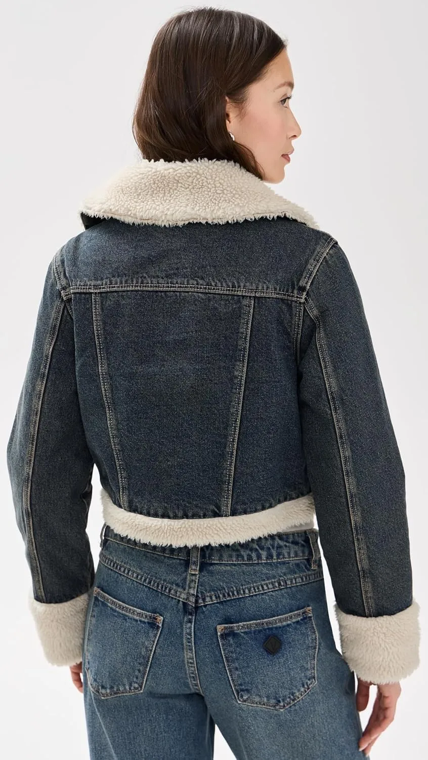 Women's Sherpa Quinn Nightlife Denim Jacket