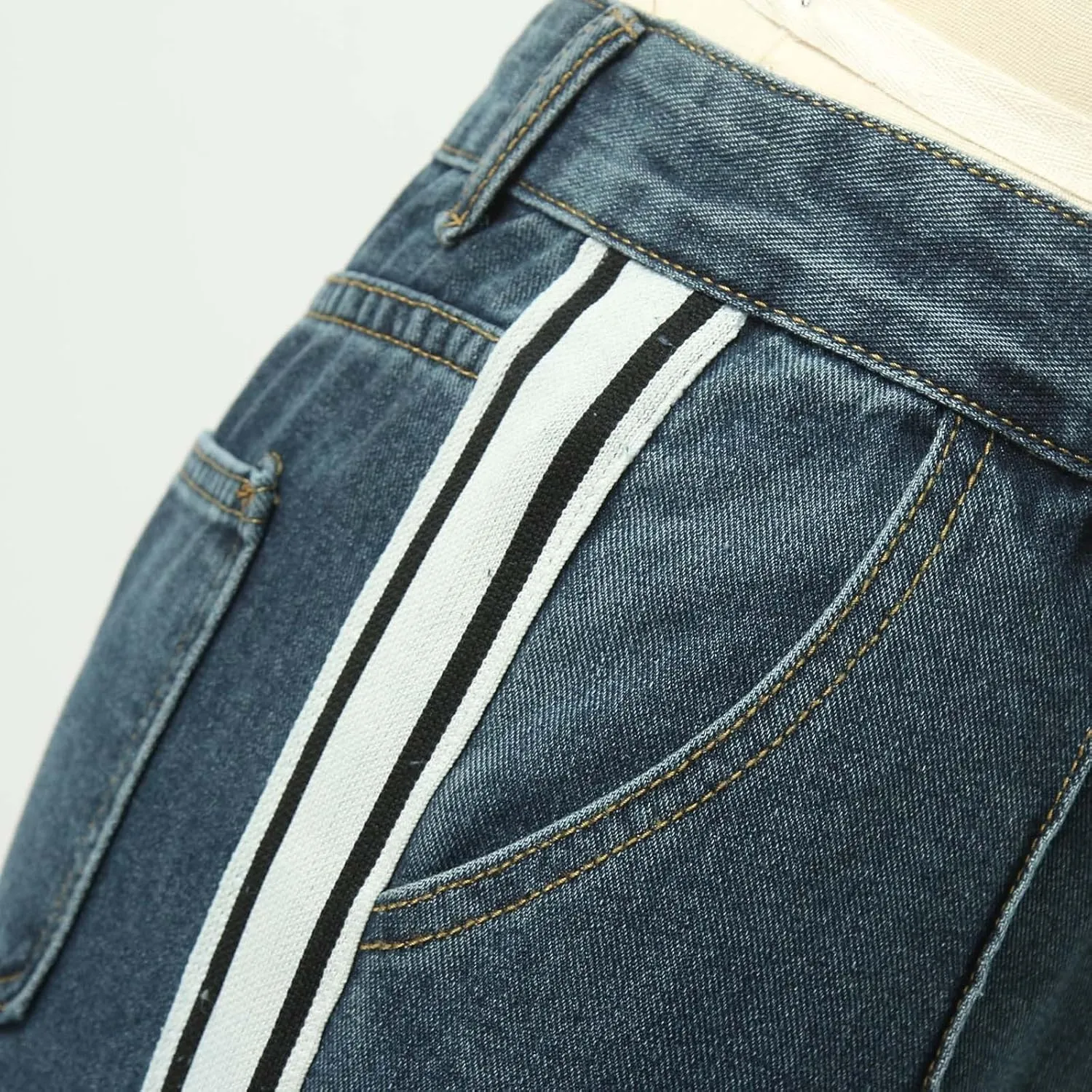 Y2K Jeans for Women Baggy Boyfried Jeans Loose Wide Leg Jeans High Waist Hip Hop Pants Casual Trousers Goth Trousers