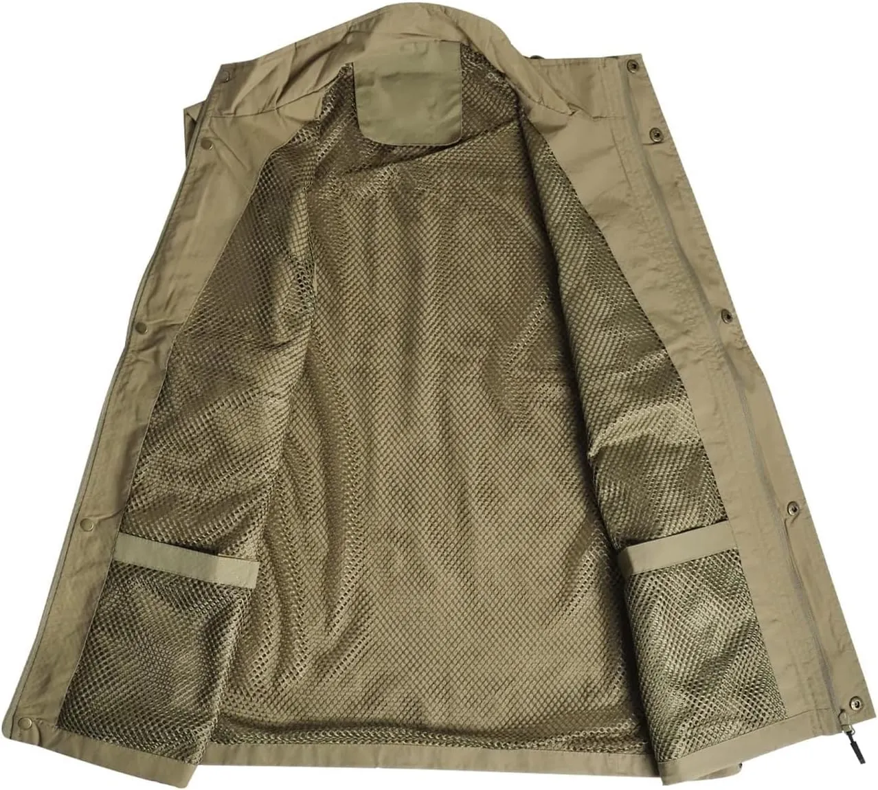 Yimoon Mens Utility Fishing Vest Summer Lightweight Safari Travel Cargo Vest Outdoor Work Vests Multi Pockets